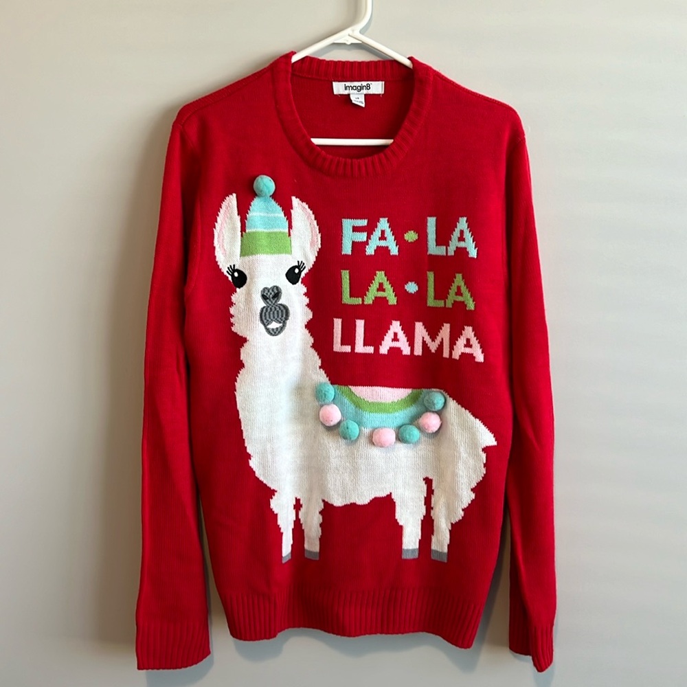 Ugly Christmas Sweater - Fa La La La Llama
